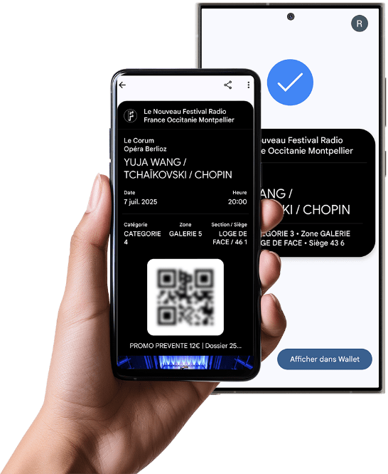 Vos E-Billet à portée de main